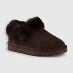 Top 10 ✨ AusWooli Ugg Boots Coogee Sheepskin Wool Ankle Slippers Chocolate ⌛ -Mens Shoes Shop http3A2F2Fstatic.theiconic.com .au2Fp2Fauswooli ugg boots 9893 5449231 4