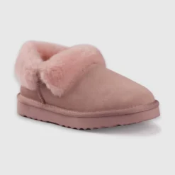 Deals 🎉 AusWooli Ugg Boots Coogee Sheepskin Wool Ankle Slippers Pale Pink 🎁 -Mens Shoes Shop http3A2F2Fstatic.theiconic.com .au2Fp2Fauswooli ugg boots 9922 7449231 4