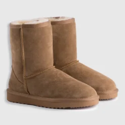 Budget ❤️ AusWooli Ugg Boots Bronte Mid Calf Zip-Up Sheepskin Boot Tan ✨ -Mens Shoes Shop http3A2F2Fstatic.theiconic.com .au2Fp2Fauswooli ugg boots 9953 6549231 4