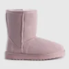 Best reviews of 🥰 AusWooli Ugg Boots Bronte Mid Calf Zip-Up Sheepskin Boot Pale Pink ⌛