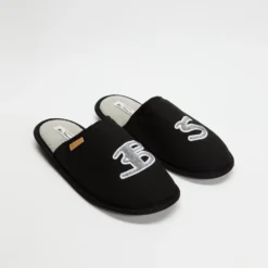 Brand new ❤️ Ben Sherman Don Carlos Mule Slippers - Men's Black & Grey Marle 🌟