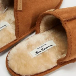 Best deal ❤️ Ben Sherman Hyatt Cowskin Mule Slippers - Men's Tan 😉 -Mens Shoes Shop http3A2F2Fstatic.theiconic.com .au2Fp2Fben sherman 7940 6287131 3