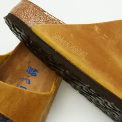 Flash Sale ⌛ Birkenstock Arizona Soft Footbed Regular - Unisex Ochre Oiled Leather 🎉 -Mens Shoes Shop http3A2F2Fstatic.theiconic.com .au2Fp2Fbirkenstock 3855 4233241 3