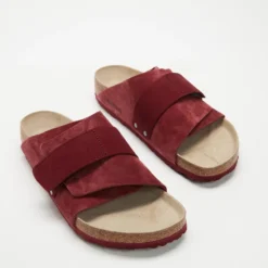 Top 10 🔔 Birkenstock Kyoto - Unisex Maroon Suede & Nubuck Leather 🛒