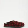 Budget ❤️ Birkenstock Zermatt Regular - Unisex Plaid Red Wool Felt ✨