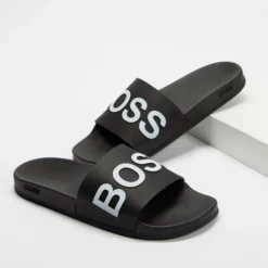 Discount 🛒 BOSS Bay Slides Black ✔️ -Mens Shoes Shop http3A2F2Fstatic.theiconic.com .au2Fp2Fboss 5373 1086221 4