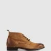 Best Pirce ✨ Brando Hilton Lace-up Boots Cuoio 🔔