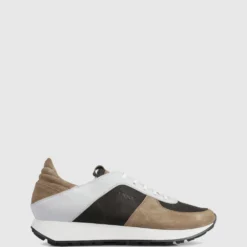 Best deal 🌟 Brando Rogan Low Top Sneakers 1006 Taupe/nero/bianco ❤️