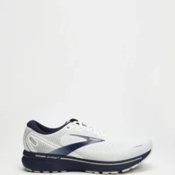 Deals 🛒 Brooks Ghost 14 - Men's White, Grey & Navy 😀