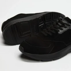 Best deal ✨ Calvin Klein Suede Trainers - Men's Triple Black ⌛ -Mens Shoes Shop http3A2F2Fstatic.theiconic.com .au2Fp2Fcalvin klein 2442 2083531 3