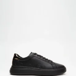 Cheapest 😀 Calvin Klein Low Top Lace Up Sneakers Fashion Black 😍