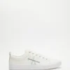 Best reviews of ⌛ Calvin Klein 👍 Jeans Vulcanised Laceup Sneakers Triple White ❤️