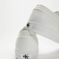 Discount ✨ Calvin Klein ✨ Jeans Essential Vulcanised Lac Up Sneakers - Men's Triple White ❤️ -Mens Shoes Shop http3A2F2Fstatic.theiconic.com .au2Fp2Fcalvin klein jns 1653 9183531 4