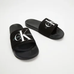 Flash Sale 😍 Calvin Klein Jeans Slide Monogram Co Black 🧨