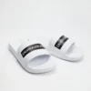 Hot Sale 🌟 Calvin Klein ✔️ Jeans Tape Institutional Slides - Men's Bright White ⌛