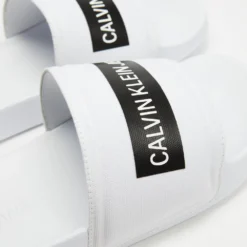 Hot Sale 🌟 Calvin Klein ✔️ Jeans Tape Institutional Slides - Men's Bright White ⌛ -Mens Shoes Shop http3A2F2Fstatic.theiconic.com .au2Fp2Fcalvin klein jns 6452 0383531 3