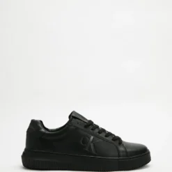 Wholesale ⭐ Calvin Klein 😉 Jeans Chunky Cupsole Laceup Sneakers - Men's Triple Black 🧨