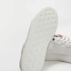 Deals ✔️ Calvin Klein 🤩 Jeans Casual Cupsole Laceups - Men's White & Salsa 🛒 -Mens Shoes Shop http3A2F2Fstatic.theiconic.com .au2Fp2Fcalvin klein jns 7663 2183531 3