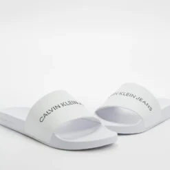 Hot Sale ✔️ Calvin Klein ❤️ Jeans CK Institutional Slides - Men's Bright White ✔️ -Mens Shoes Shop http3A2F2Fstatic.theiconic.com .au2Fp2Fcalvin klein jns 8719 7565021 4