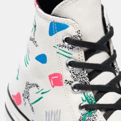 Flash Sale ✔️ Converse Chuck 70 80's Archive Print - Unisex Egret, Court Green & Black 😀 -Mens Shoes Shop http3A2F2Fstatic.theiconic.com .au2Fp2Fconverse 0010 3991621 5