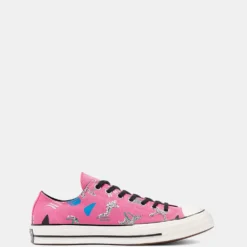 Deals 🌟 Converse Chuck 70 80's Archive Print - Unisex Hyper Pink, Blue & Black ⭐