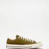 Promo ⌛ Converse Chuck 70 Recycled Canvas - Unisex Dark Moss, Egret & Black 🔥