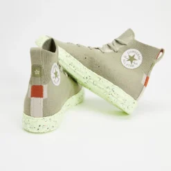 Promo ❤️ Converse Chuck Taylor All Star Crater Renew Knit High Top - Unisex Light Field Surplus, String & Barely Volt ✔️ -Mens Shoes Shop http3A2F2Fstatic.theiconic.com .au2Fp2Fconverse 6544 7102621 3