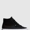 Hot Sale 🛒 DC Shoes Mens Hi Top 👏 Shoe BLACK/WHITE ❤️
