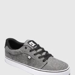 Flash Sale 🤩 DC Shoes Men's Anvil 🔔 Shoes BLACK DARK USED ✔️
