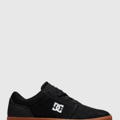 Wholesale ✔️ DC 🎁 Shoes Men's Crisis 2 Suede Shoes BLACK/GUM 💯