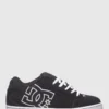 Best Sale ❤️ DC Shoes Mens Net Leather Shoe BLACK/BLACK/WHITE 🤩