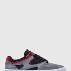 Brand new ✨ DC 🔥 Shoes Men's Kalis Vulc Shoes BLACK/GREY/RED ✨