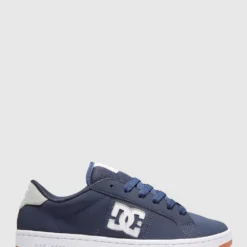 Budget 🎁 DC Shoes Mens Striker 🔥 Shoe NAVY WHITE ✨