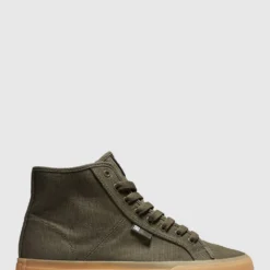 Buy ✔️ DC ⭐ Shoes Mens Hi Top Shoe OLIVE GREEN 🤩