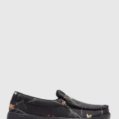 Buy ⭐ DC Shoes Mens Villain Leather Slip On Shoe BLACK CAMOUFLAGE 🔔