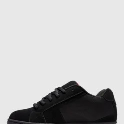 Budget 😍 DC Shoes Mens Net Leather Shoe BLACK/BLACK/RED 😍 -Mens Shoes Shop http3A2F2Fstatic.theiconic.com .au2Fp2Fdc shoes 7242 5292641 4