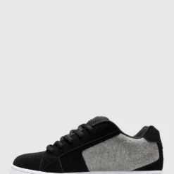 Best Pirce 🔥 DC Shoes Mens Net Leather ✔️ Shoe BLACK/GREY/GREY ⌛ -Mens Shoes Shop http3A2F2Fstatic.theiconic.com .au2Fp2Fdc shoes 7244 8292641 4