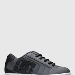 Outlet ⭐ DC ⌛ Shoes Mens Net Shoe DARK GREY/WHITE 🧨