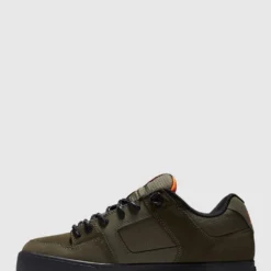 Brand new ⌛ DC 🥰 Shoes Men's Pure Winterized Skate 🥰 Shoe DUSTY OLIVE/ORANGE ✨ -Mens Shoes Shop http3A2F2Fstatic.theiconic.com .au2Fp2Fdc shoes 7250 4297641 4