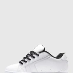 Flash Sale ⌛ DC 🔥 Shoes Mens Net Leather Shoe WHITE/WHITE/BATTLESHIP ❤️ -Mens Shoes Shop http3A2F2Fstatic.theiconic.com .au2Fp2Fdc shoes 7266 9292641 4