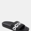 Top 10 🧨 DC Shoes Mens Dc Slide M Sndl Bkw 👏 Thongs BLACK/WHITE ✨
