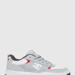 Deals 🌟 DC Shoes Men's Penza 🌟 Shoes GREY/RED/WHITE ⌛