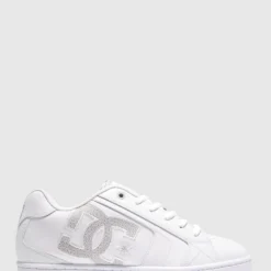 Top 10 🔥 DC Shoes Mens Net Le 🥰 Shoe WHITE/GREY ⌛