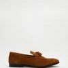 Best Sale 🔔 Double Oak Mills Baldwin Leather Loafers Tan Suede ⌛