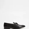 Flash Sale ⌛ Double Oak Mills Baldwin Leather Loafers Black 🧨