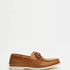 Top 10 🔔 Double Oak Mills Harbourside Leather Deck 🔥 Shoes Tan ✔️