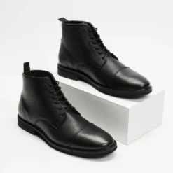 Best deal ✨ Double Oak Mills Hoy Leather Boots Black ✔️ -Mens Shoes Shop http3A2F2Fstatic.theiconic.com .au2Fp2Fdouble oak mills 6789 0527811 3
