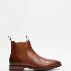 Flash Sale 👍 Double Oak Mills Carson Leather Gusset Boots Whiskey ✔️