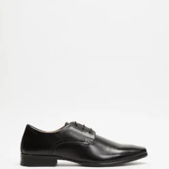 New ⭐ Double Oak Mills Charles Leather Derby Black ⌛