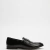Flash Sale 🛒 Double Oak Mills Smooth Leather Loafers Smooth Black ⌛